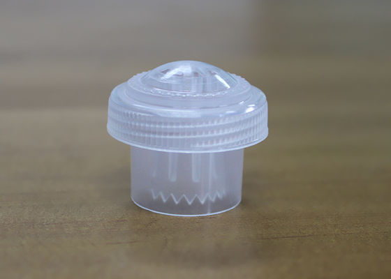 Tipo criativo transparente tampões da imprensa de garrafa plásticos para o empacotamento do pó da bebida