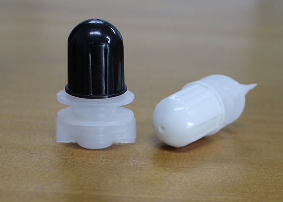O plástico dos PP derrama o diâmetro da parte superior 12mm dos tampões do bico para a forma inferior quadrada do Oval do saco