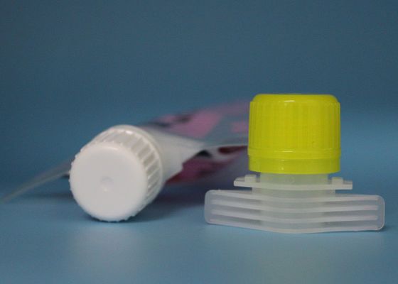 O bico plástico do anel do rasgo fácil tampa sem redução para o pacote da pasta da medicina